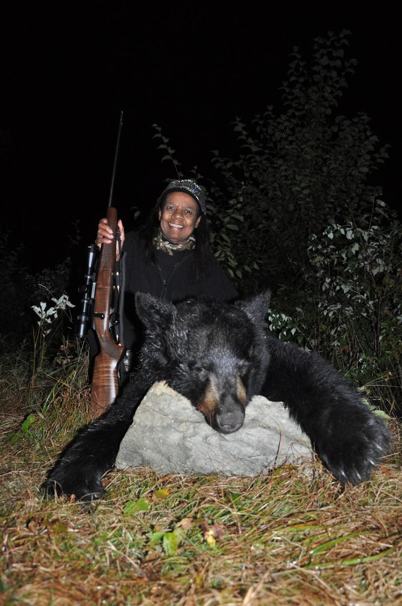 Brought down the 300 pounder with one shot.